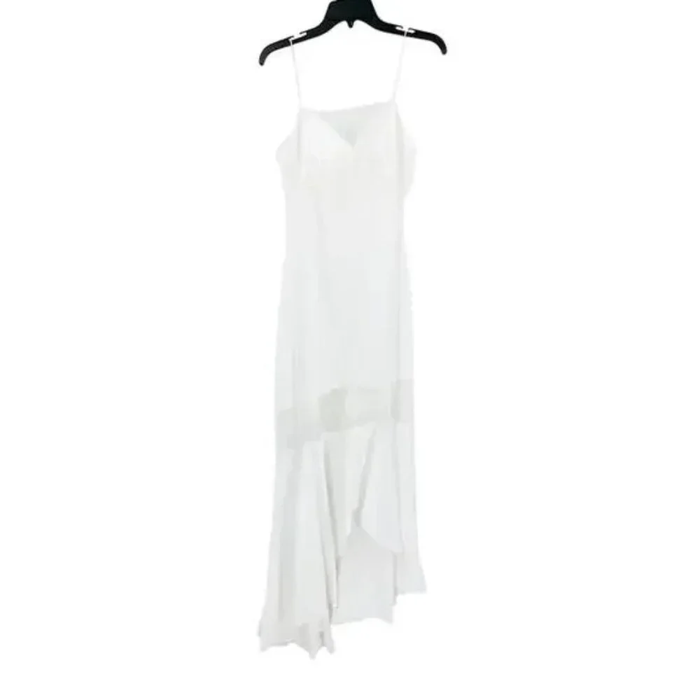 NWT SACHIN + BABI Dress Evening Gown Candace Lace Cream Ivory Hi Low 10 - Picture 3 of 12